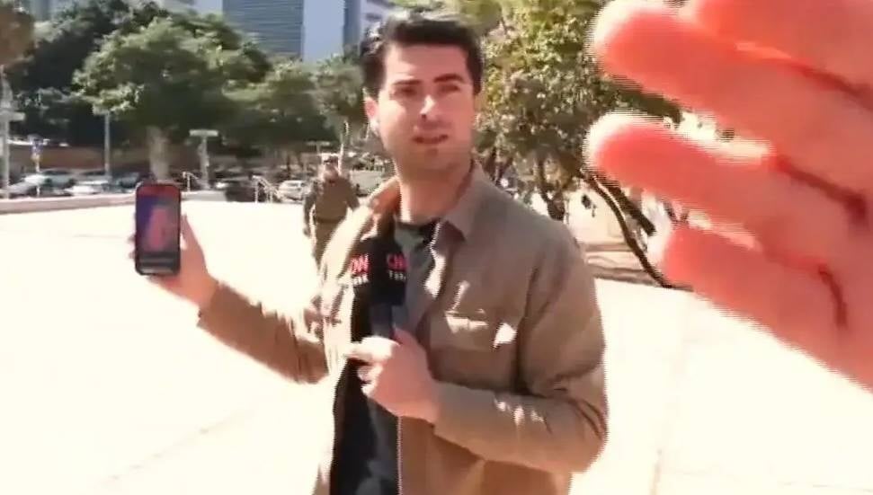 İsrail'de canlı yayın yapan CNN Türk ekibine gözaltı uygulandı