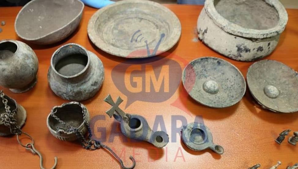 Kilitkaya'da tarihi eser ve mermi bulunan zanlı tutuklandı