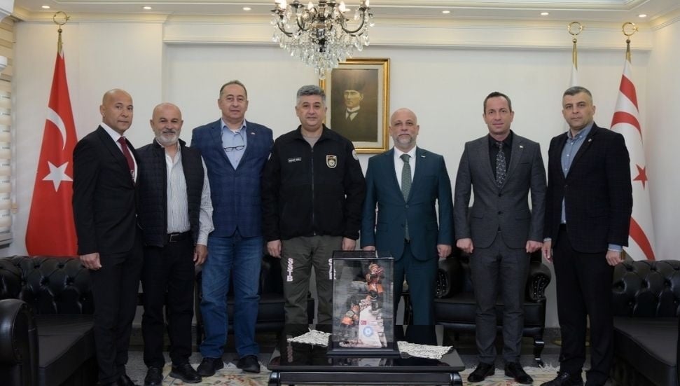 İş İnsanları Derneği Sivil Savunma Teşkilatı Başkanı Balaban'ı Ziyaret Etti