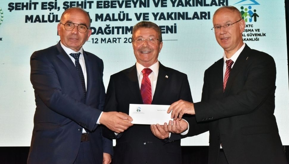 Şehit Eşi, Şehit Ebeveyni ve Yakınları, Malul, Malul Gazi ve Yakınları Kartı Dağıtım töreni yapıldı