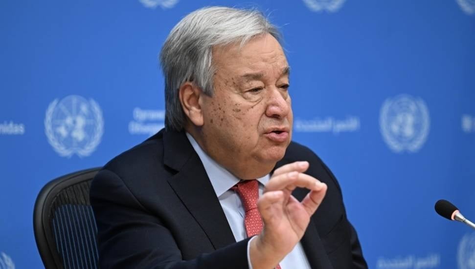 Guterres: Atatürk Uluslararası Barış Ödülü'nü BM Personeli İçin Kabul Ettim