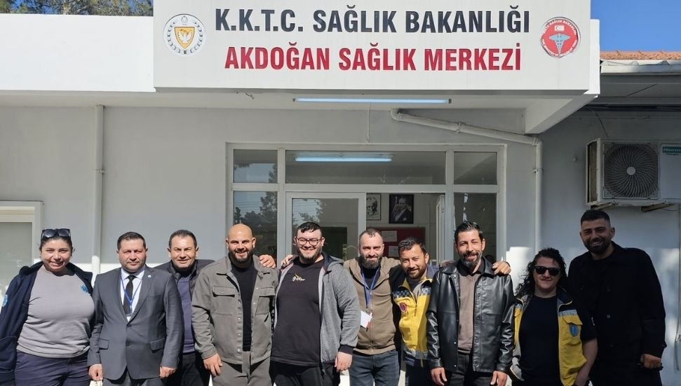 Hemşireler ve Ebeler Birliği, Gazimağusa ve Karpaz'da Meslektaşlarını Ziyaret Etti