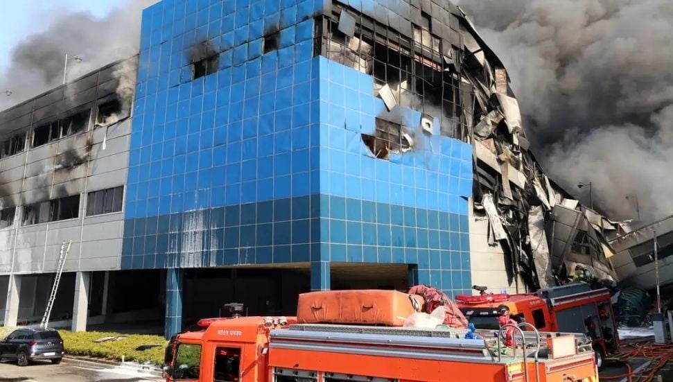 Güney Kore'deki fabrika yangınında 11 ölü, 59 yaralı