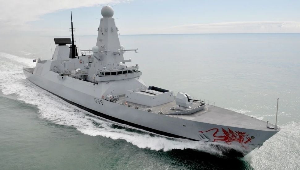 HMS Dragon Savaş Gemisi Doğu Akdeniz'e Ulaştı