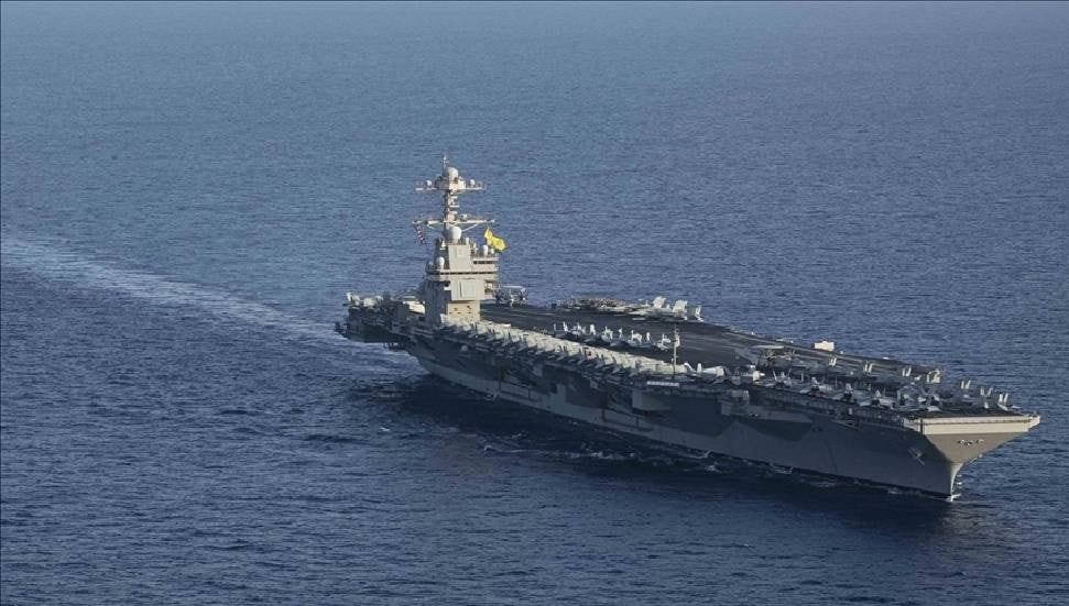 USS Gerald R. Ford Uçak Gemisi Girit'ten Hırvatistan'a Hareket Etti