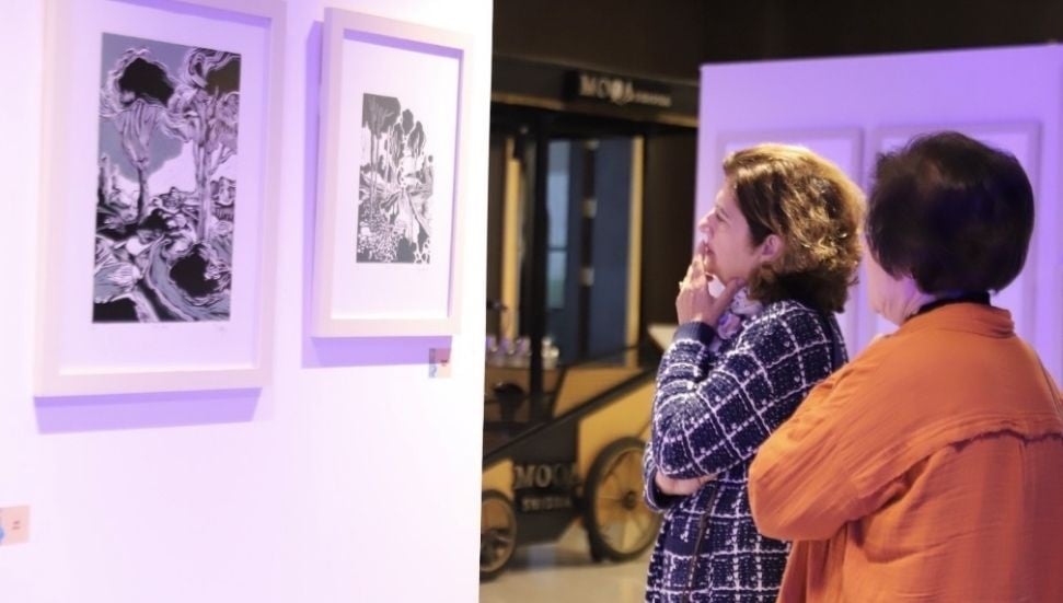 İZ / TRACE Sergisi Açıldı: Baskı Resim ve Gravür Sanatı Buluşması