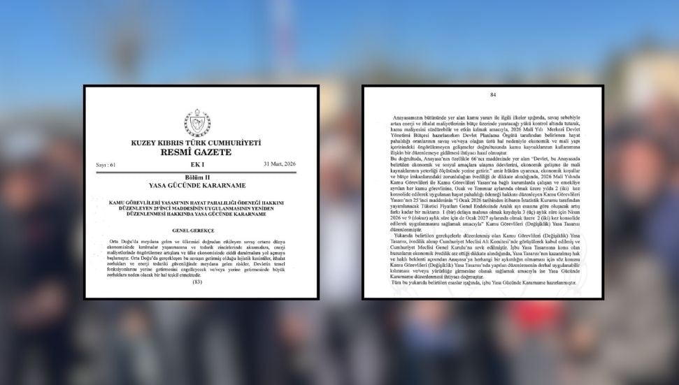 Hayat pahalılığı düzenlemesi Resmi Gazete'de yayımlandı