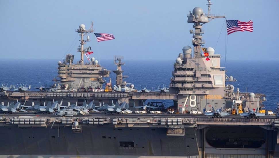 USS Gerald R. Ford Uçak Gemisi Hırvatistan'dan Hareket Etti