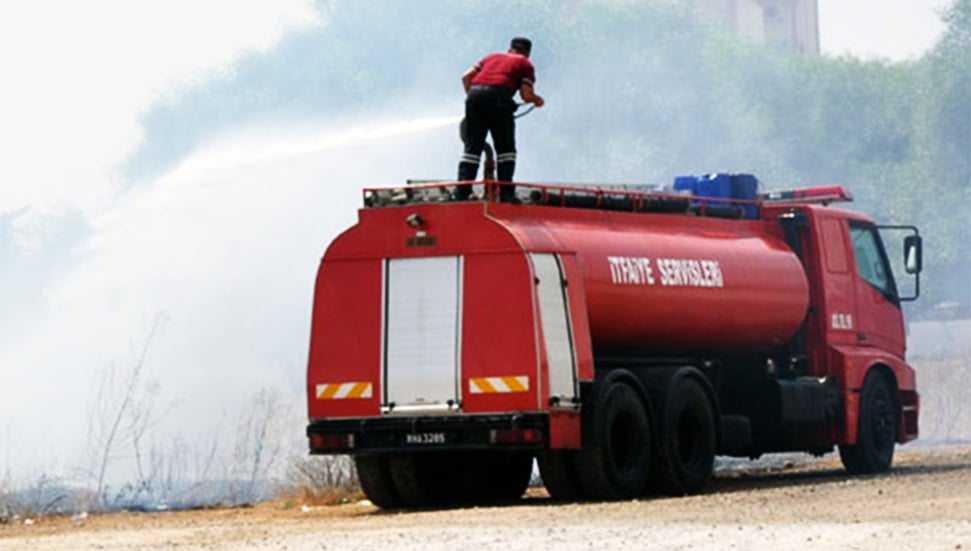 Lefkoşa'da trafo odasında yangın: Alçak gerilim panosu zarar gördü
