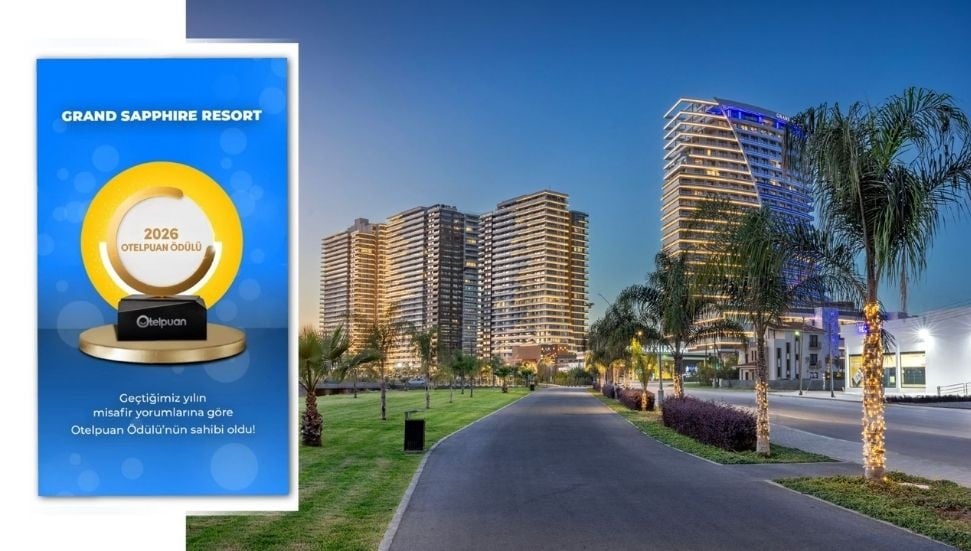 Grand Sapphire Resort, 2026 Otelpuan Ödülü ile Türkiye’nin En İyi 100 Oteli Arasında