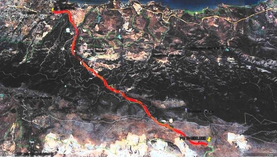 Acapulco Kavşağı ve Beşparmak Restoran Arası Dağ Yolunda Yol Çalışmaları Başladı