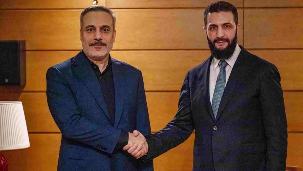 Hakan Fidan, Antalya'da Suriye Cumhurbaşkanı Şara ile Buluştu