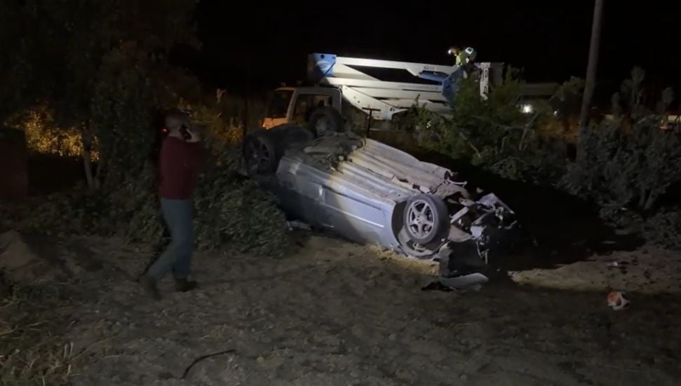 Gazimağusa-Lefkoşa Anayolunda Kazada İki Kişi Yaralandı