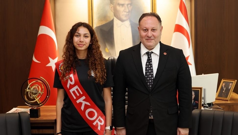 Ziya Öztürkler, Milli Atlet Ada Kafa’yı Ağırlayarak Başarısını Kutladı