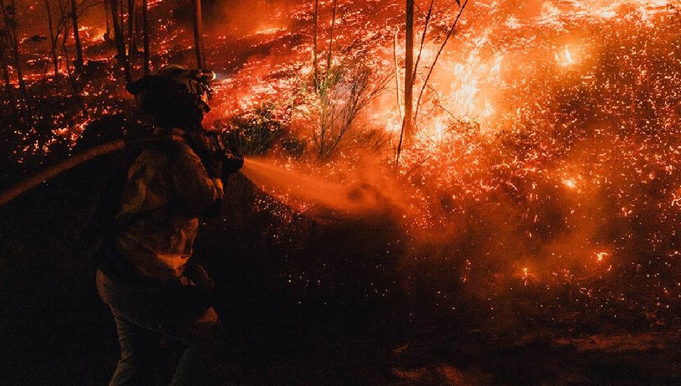 Japonya Iwate Eyaletindeki Orman Yangınları İkinci Günde Devam Ediyor
