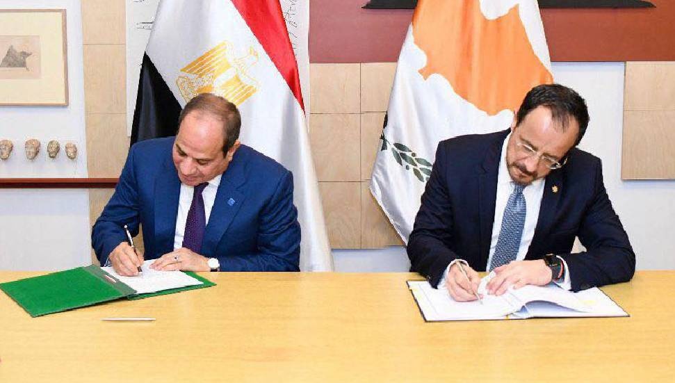 Güney Kıbrıs ve Mısır Stratejik Ortaklık Bildirisine İmza Attı