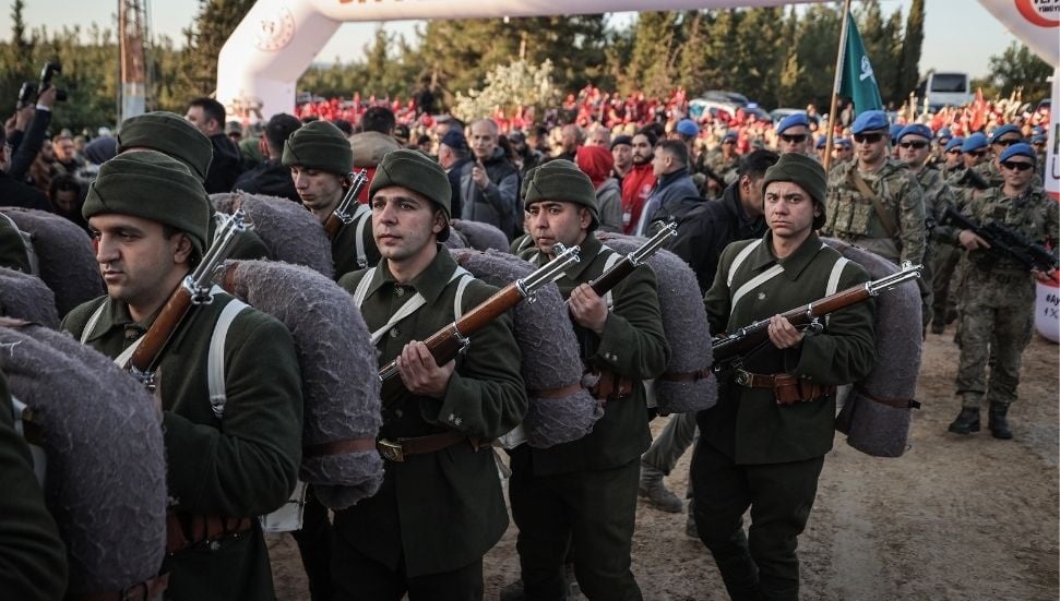 Çanakkale'de 57. Alay, Conkbayırı'nda Şehitler İçin Anıldı