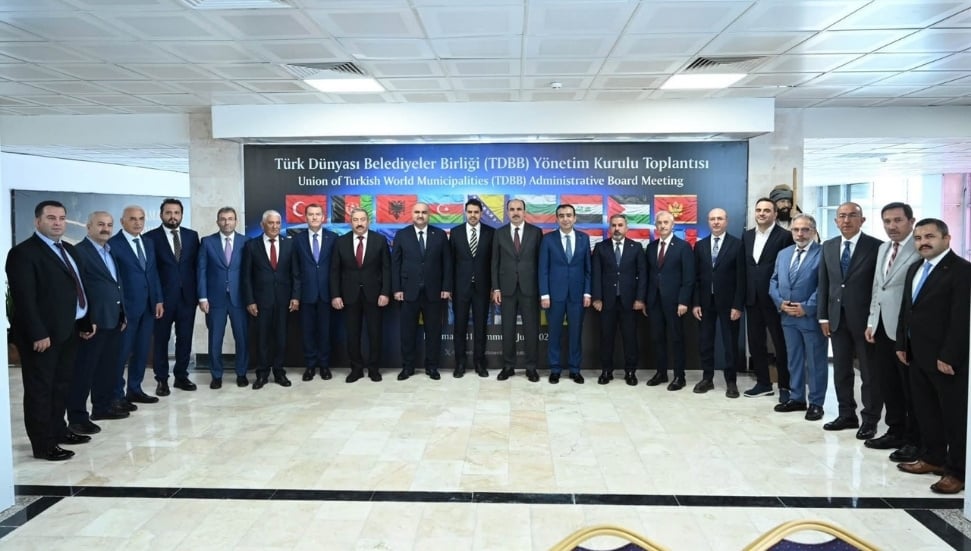 Mahmut Özçınar, Türk Dünyası Belediyeler Birliği Toplantısında