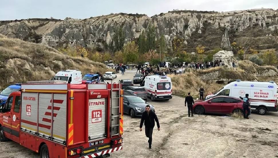 Kapadokya'daki çökme olayında 40 kişilik Kıbrıs kafilesi güvende