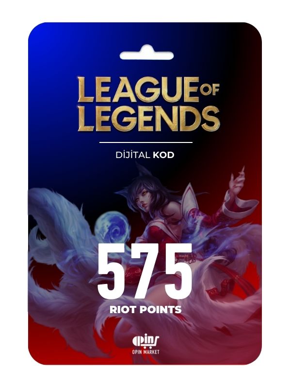League of Legends 120 TRY RIOT Cash (575 RP)
