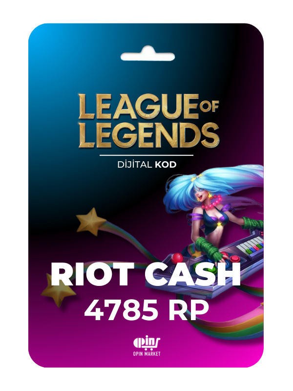 League of Legends 850 TRY RIOT Cash (4785 RP)