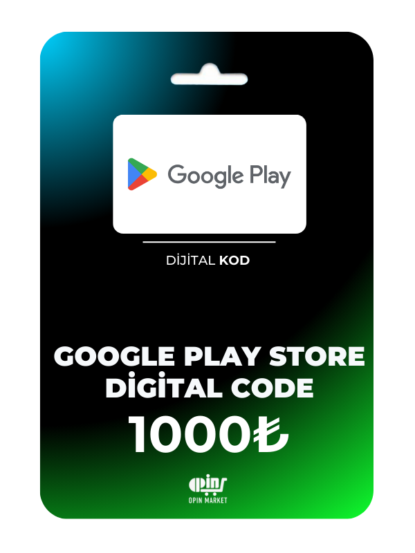 Google Play Store Digital Code 1000 TR