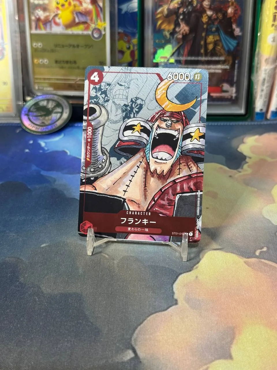One Piece TCG - Franky ST01-016 25th Anniversary Edition Holo Japanese - OPMON.ID