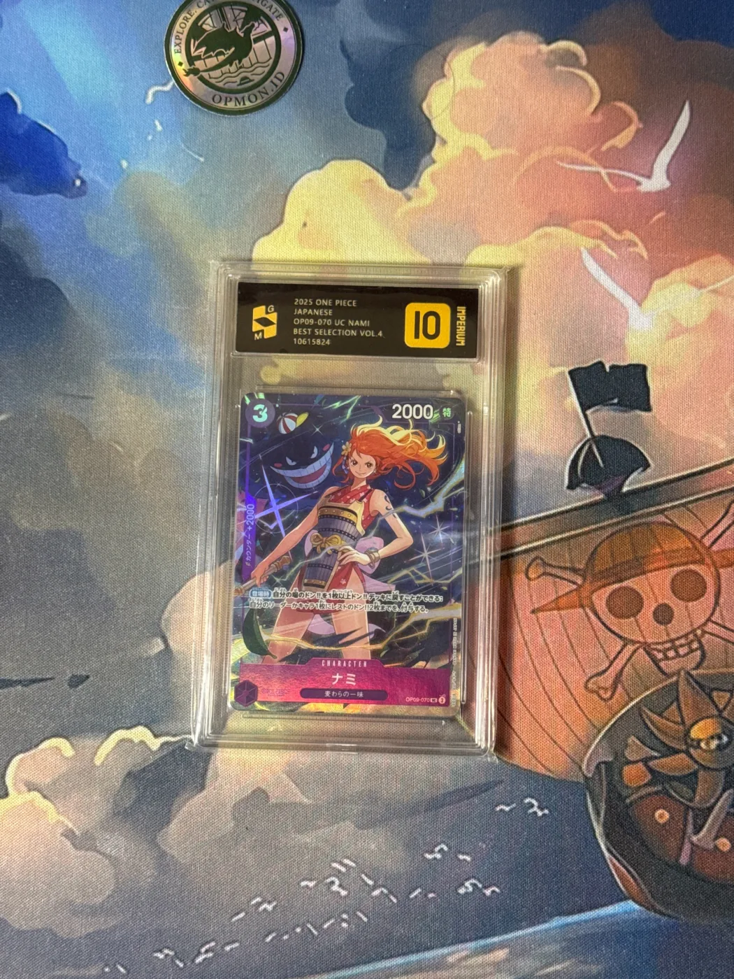 One Piece TCG - Nami OP09-070 UC Best Selection Vol.4 MGM Imperium 10 Graded - OPMON.ID