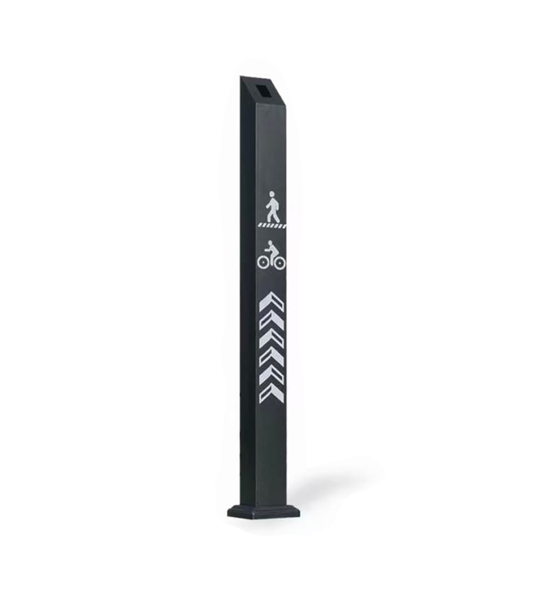 Support Incliné pour Contrôle d'Accès SPC005, Hauteur 1 m