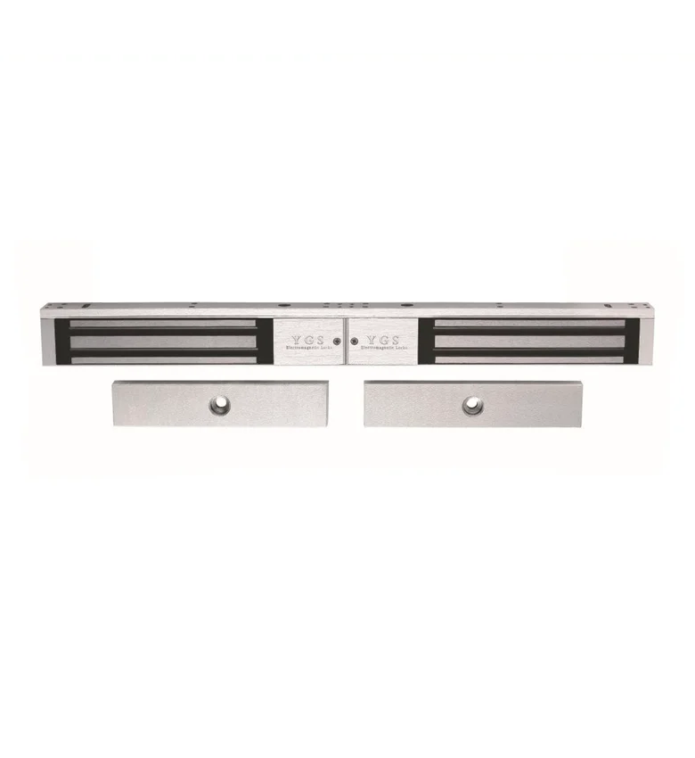 Ventouse Magnétique HIKVISION DS-K4H258D – Porte Max 280 KG x 2, Compatible Bois/Verre/Métal/Coupe-Feu, Indicateur LED