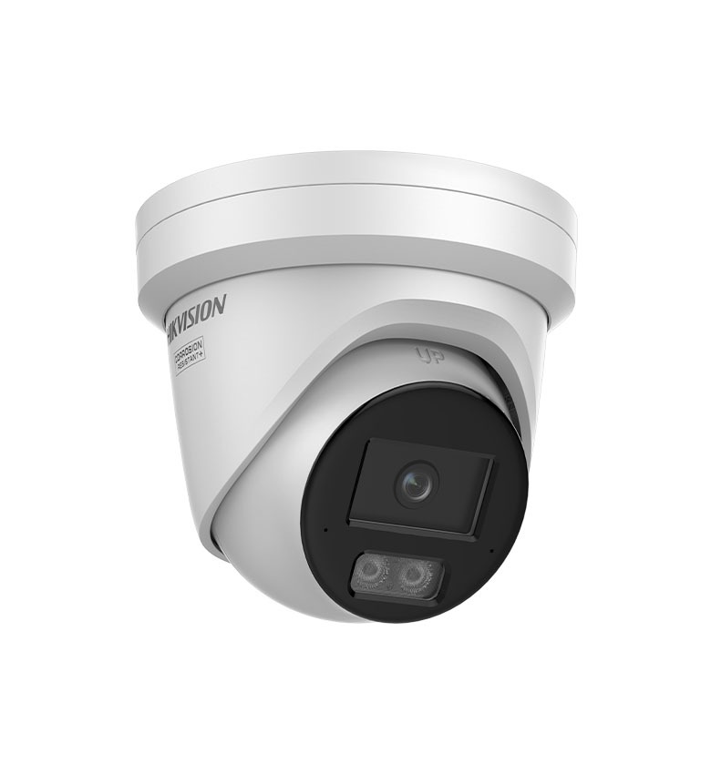 Caméra IP Turret HIKVISION DS-2CD2387G3-LIY – 8 MP (4K), Smart Hybrid Light ColorVu, Vision Nocturne Couleur, Objectif 2.8 mm Grand Angle, Micro Intégré, IA Détection Humains/Véhicules