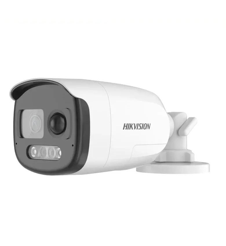Caméra Analogique TVI Bullet HIKVISION DS-2CE12DF3T-PIRXOS(3.6mm)(O) – 2MP, ColorVu, Avec Sirène, Objectif 3,6mm