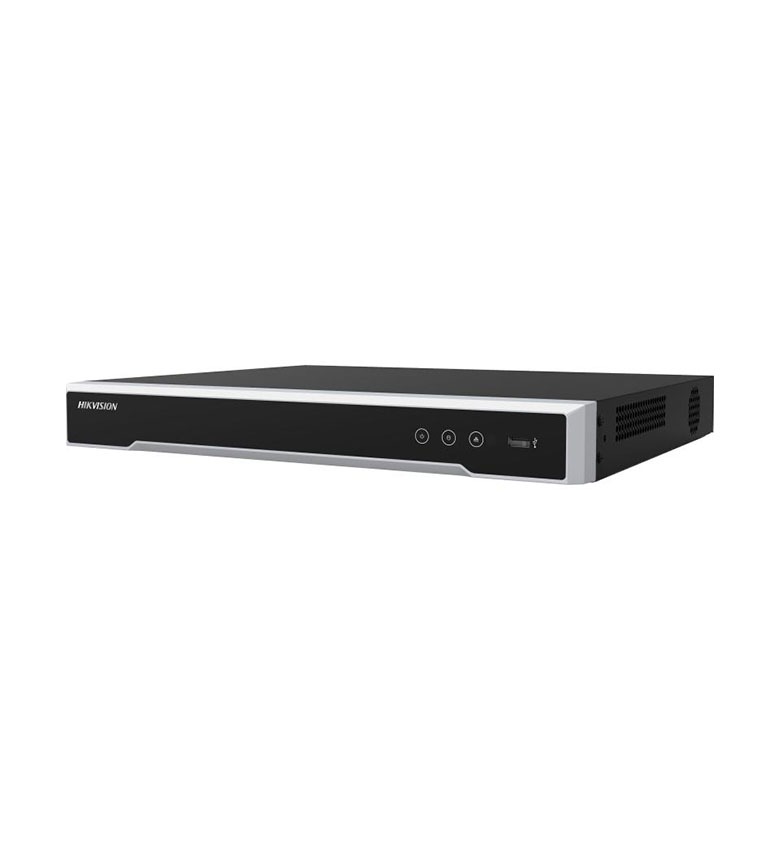 Enregistreur NVR PoE HIKVISION DS-7608NI-M2/8P – 8 Canaux, Résolution jusqu'à 32 MP, Sortie HDMI 8K, Double Emplacement Disque Dur (SATA), Switch PoE 8 Ports 120W Intégré, Idéal pour Vidéosurveillance Ultra Haute Définition