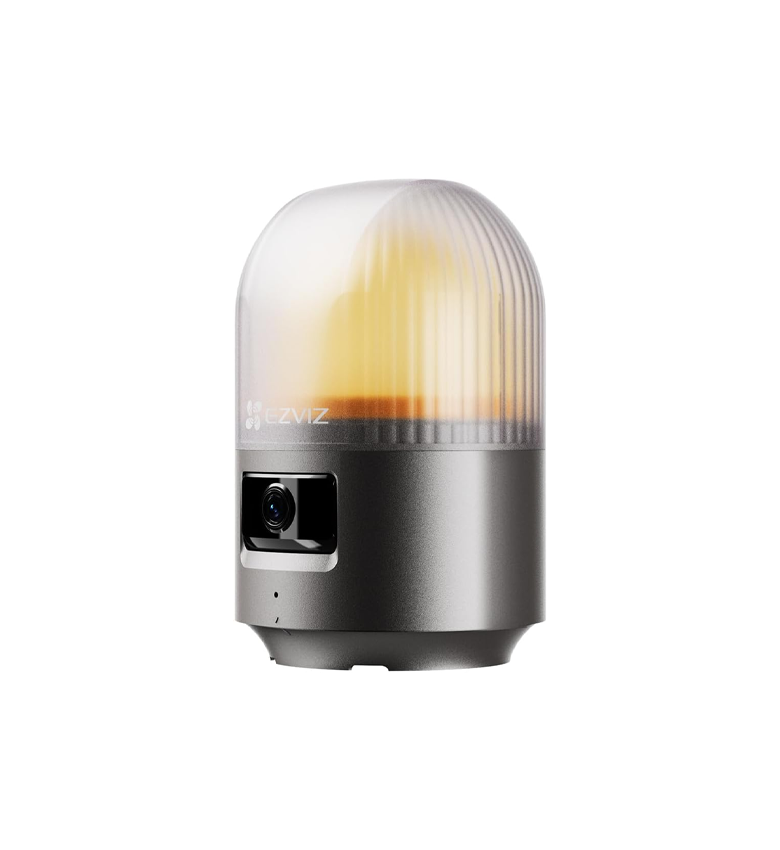Caméra d'Alarme EZVIZ HGC2 3MP 2K – Sirène et Flash Stroboscopique Intégrés, Compatible Moteur Portail HG2-400, Détection de Mouvement Humain IA, Vision en Temps Réel via Application