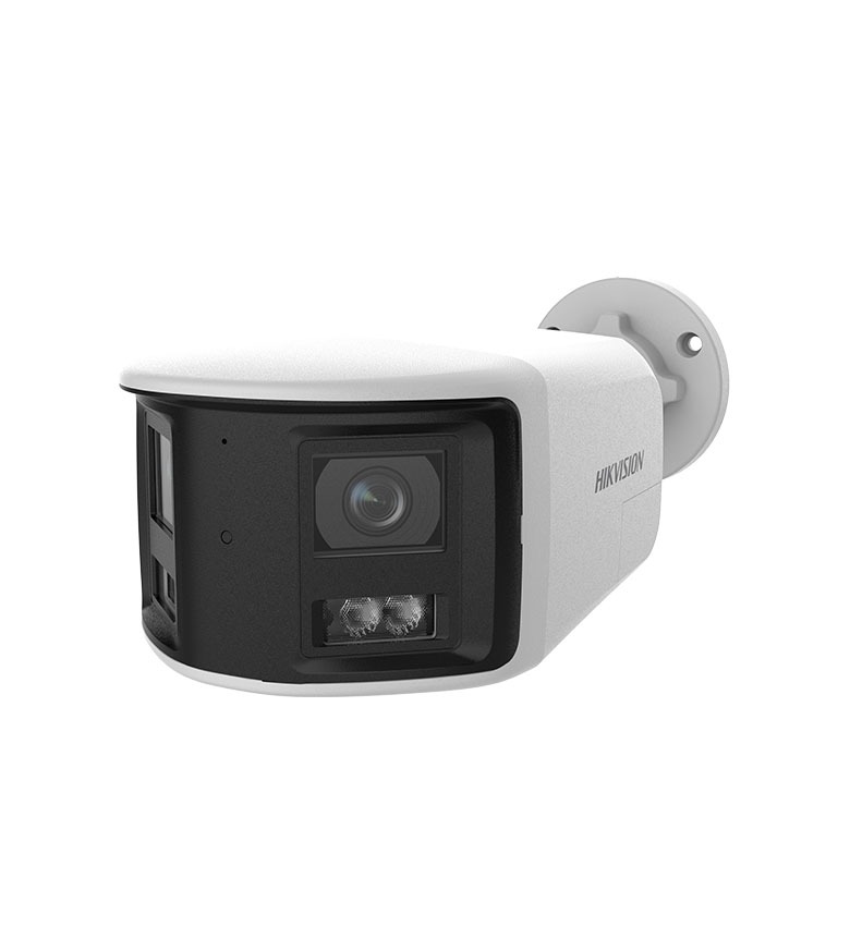 Hikvision DS-2CFW06-P 2.8MM 6MP (3K) - Caméra bullet IP Wi-Fi 6 Panoramique 180° - Smart Hybrid Light : Vision Nocturne Couleur & IR - Audio Bidirectionnel - IA Détection Humains & Véhicules - Flash Stroboscopique - Étanche IP67 - Vidéo Pro