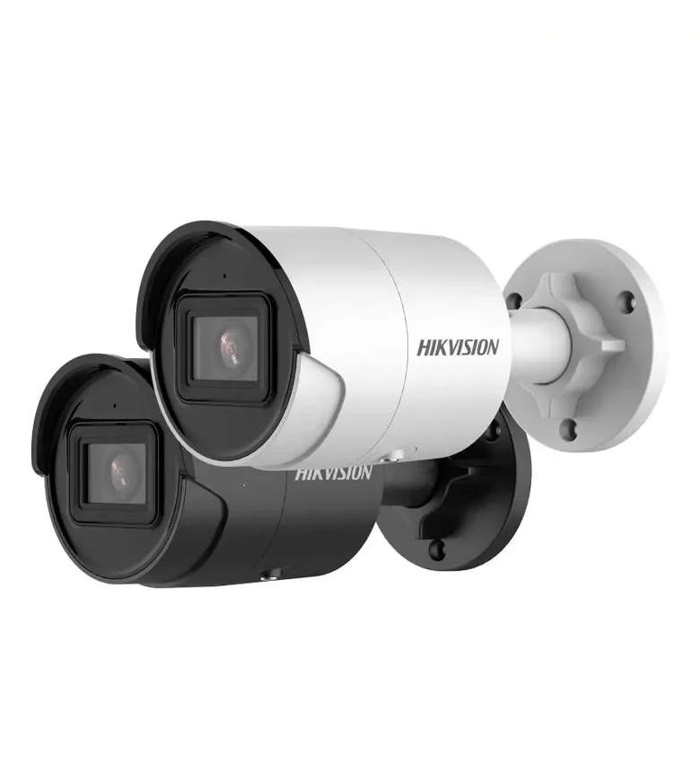 Caméra IP HIKVISION DS-2CD2043G2-IU 4mm – Bullet 4 MP ColorVu, Audio, AcuSense, Résistante à l'Eau et à la Poussière (IP67), Emplacement Micro SD (Carte Mémoire)