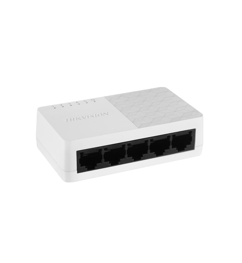 Switch Réseau HIKVISION DS-3E0105D-O – 5 Ports 10/100 Mbps