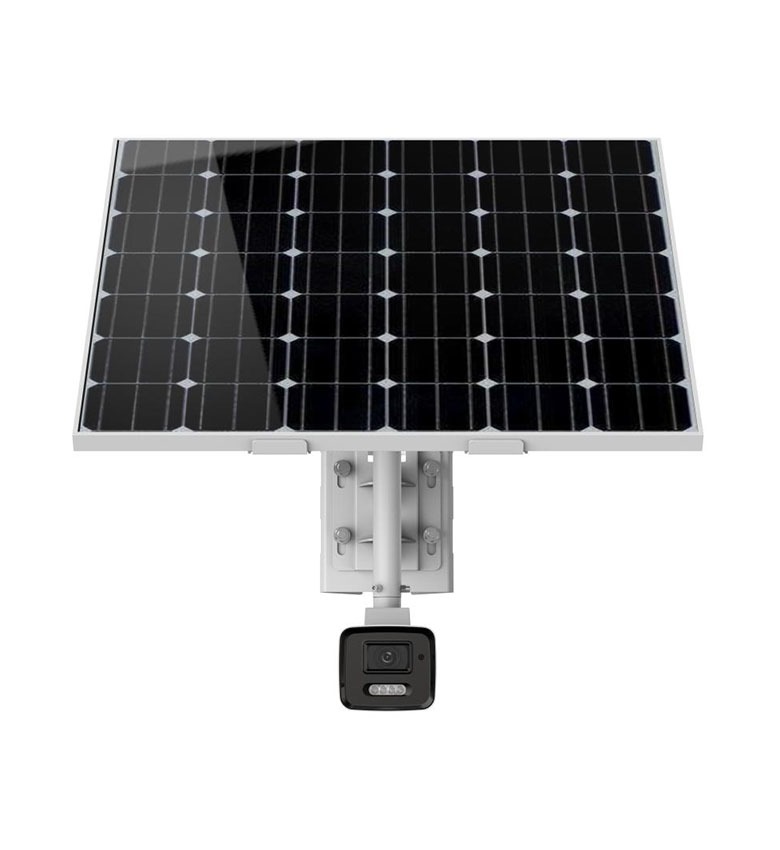 Caméra IP Solaire 4G HIKVISION DS-2XS6A46G1/P-IZS/C36S80 – 4 MP, Objectif Varifocal Motorisé 2.8-12 mm, Panneau Solaire 80W & Batterie 360Wh, Détection Humains/Véhicules, Étanche IP67, Idéal Chantier et Site Isolé