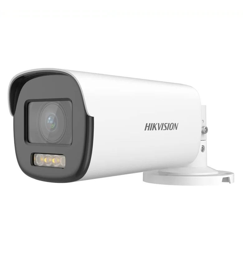 Caméra Analogique HIKVISION DS-2CE19DF8T-AZE(2.8-12mm)(O- STD) – Bullet ColorVu 2 MP Motorisée Varifocale, Résistante à l'Eau et à la Poussière (IP68)
