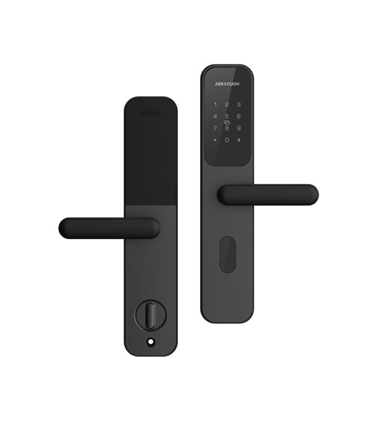 Serrure Intelligente Pro HIKVISION DS-K4SL500MKW – Serrure Électronique de Porte, Authentification par Code et Carte RFID/MiFare