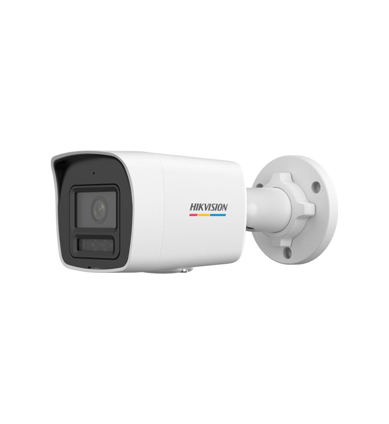 Caméra IP HIKVISION DS-2CD1047G3-LIU – Bullet 4MP (2K), Smart Hybrid Light Couleur la Nuit & Infrarouge, Objectif 2.8mm (104°), Micro Intégré, IA Détection Humaine et Véhicule, Étanche IP67, Vidéosurveillance Extérieure Haute Définition
