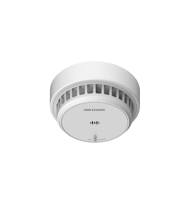 Détecteur de Fumée Autonome HIKVISION HF-S2 – Sans Centrale, Sans Électricité, Sans Internet, Alarme Intégrée 85dB, Connectable au DVR/NVR pour Contrôle via Smartphone
