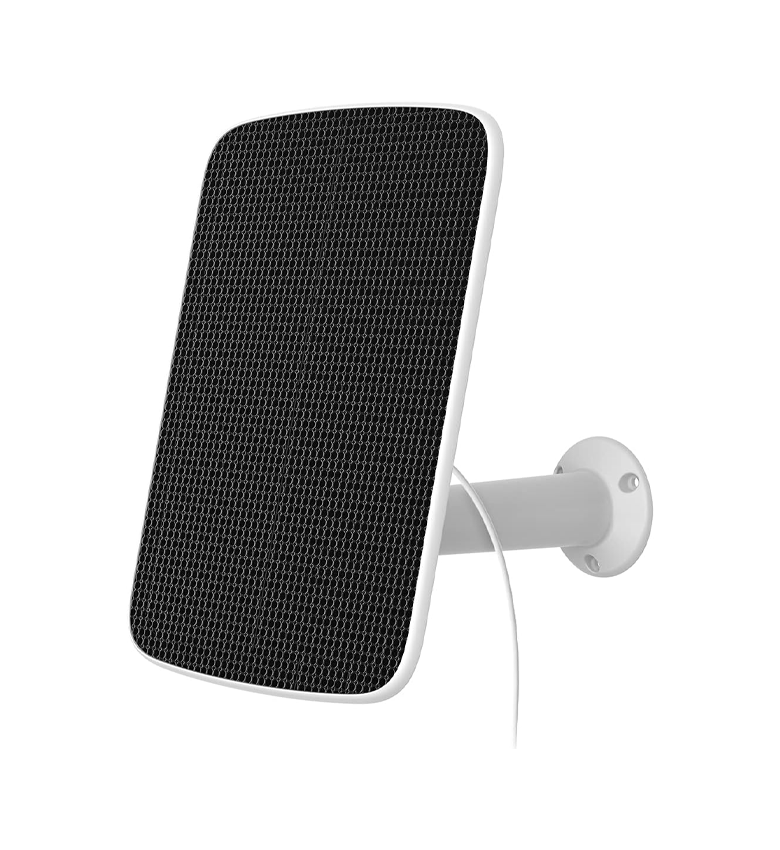 Panneau Solaire EZVIZ Type E – Interface Type C et Micro USB pour Caméras sur Batterie EB8, CB8, BC1C, CB3, BC1, Étanche IP65, 6.18W, Montage Réglable, Câble 4 Mètres