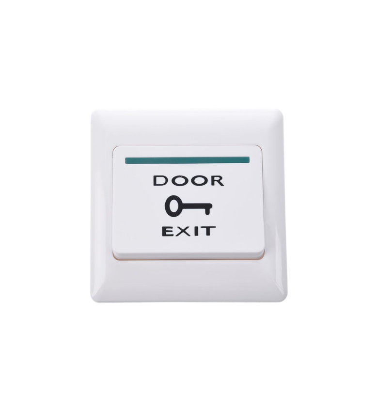 Bouton Poussoir Apparent Blanc K8 - Fermeture pour Porte Électrique