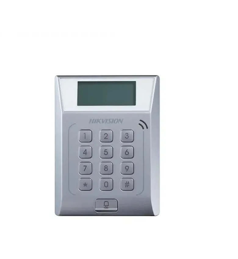 Pointeuse et Contrôle d'Accès HIKVISION DS-K1T802M – Authentification par Code et Carte RFID/Mifare