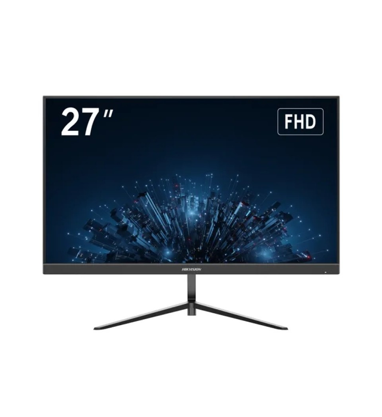 Moniteur HIKVISION DS-D5027F3-2P2 – Écran Couleur IPS Ultra-Large, Angle de Vision 178°, Affichage LVDS FHD 8 bits (1920×1080), Fréquence de Rafraîchissement 100Hz