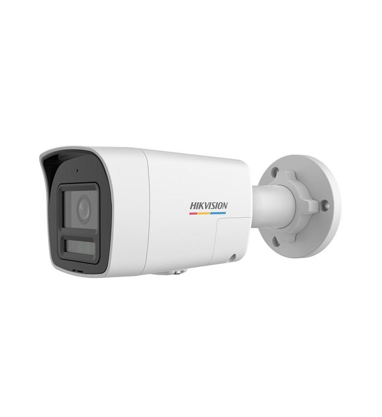Caméra IP Tube HIKVISION DS-2CD1067G3-LIUF/SRB – 6 MP, Objectif 2.8 mm, Technologie Smart Hybrid Light (Infrarouge/Couleur), Micro Intégré, Emplacement Carte SD, Étanche IP67, Idéal Vidéosurveillance Extérieure