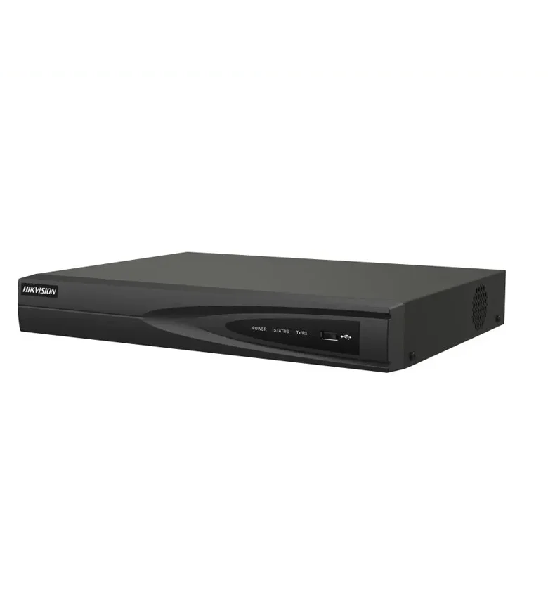 Enregistreur NVR HIKVISION DS-7604NI-Q1/4P(STD)(D) – 4 Canaux, 4 Ports PoE, 4K, 1 Interface HDMI et 1 VGA, 1 Interface Disque Dur SATA (8 To Max par Disque)