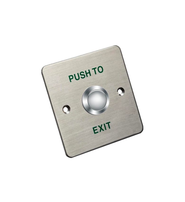 Bouton Accessoire HIKVISION DS-K7P01 – pour Système de Contrôle d'Accès, Demande de Sortie ou Déclenchement d'Alarme d'Urgence par Simple Pression