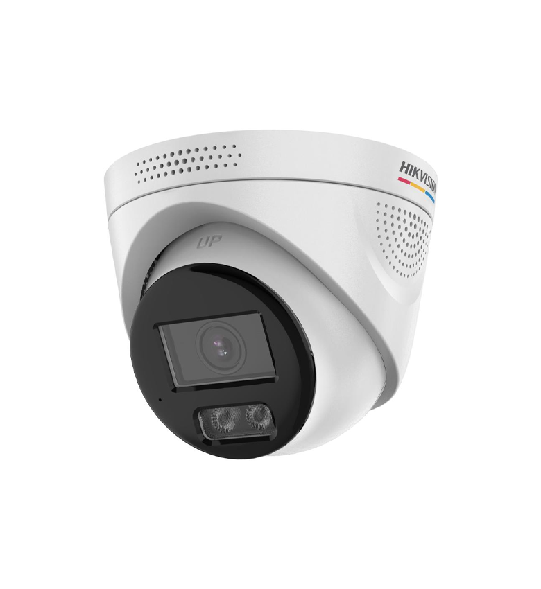 Caméra IP HIKVISION DS-2CD1347G3H-LIU – Dome 4MP (2K), Smart Hybrid Light Vision Nocturne Couleur & IR, Objectif 2.8mm (104°), Micro Intégré, IA Détection Humains et Véhicules, Étanche IP67, Vidéosurveillance Extérieure Haute Définition